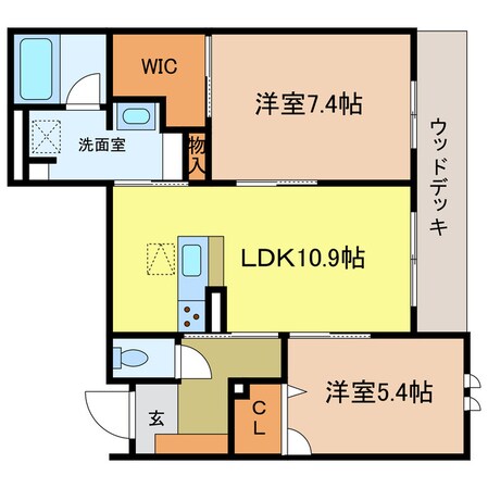 シャーメゾン　アンビエラの物件間取画像